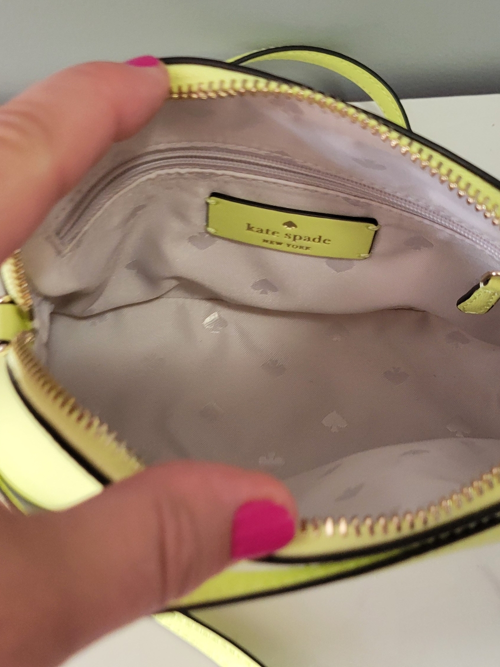 Kate Spade New York Citron Yellow Crossbody Bag - Picture 6 of 10